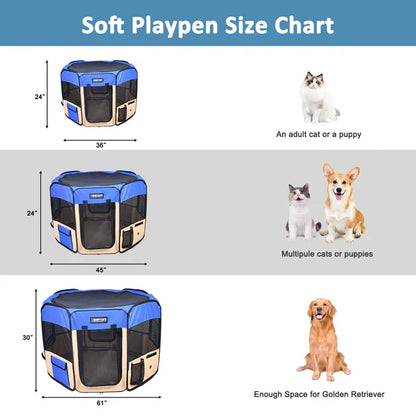 Jespet Portable Dog Playpen