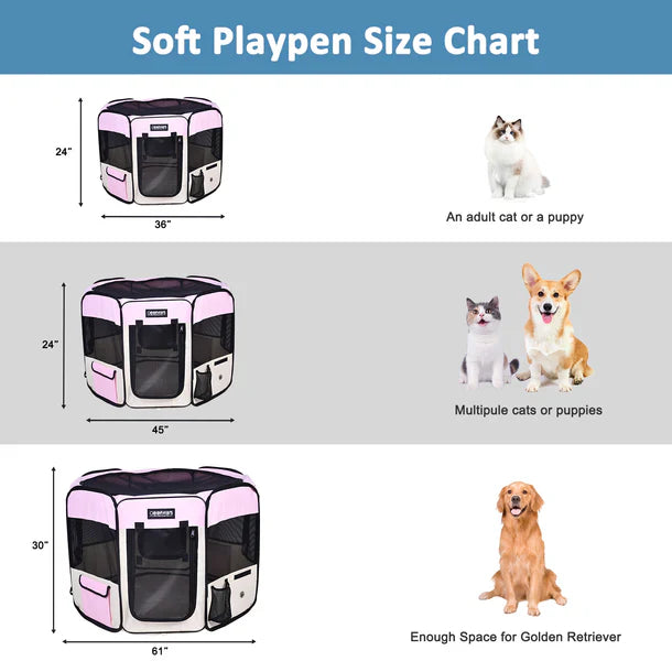 Jespet Portable Dog Playpen