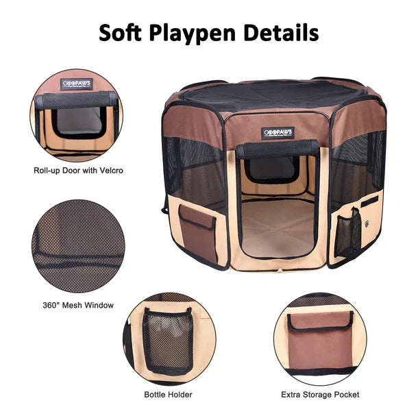 Jespet Portable Dog Playpen