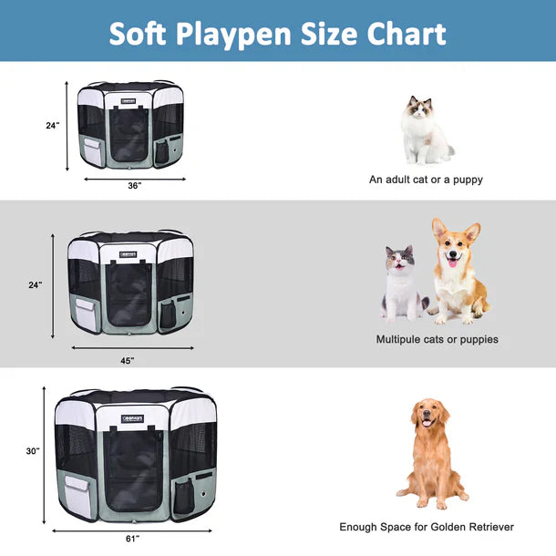 Jespet Portable Dog Playpen