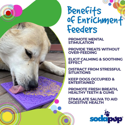 SodaPup® Bones Enrichment Lick Mat