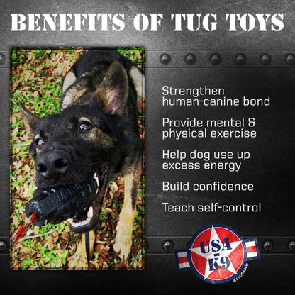 SodaPup® USA-K9 Grenade Chew & Tug Toy