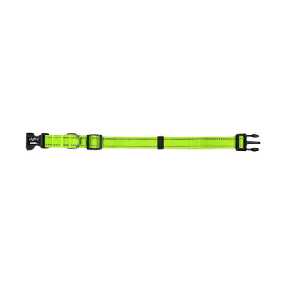 Alpha Pak® Kiwi Green Reflective Dog Collar