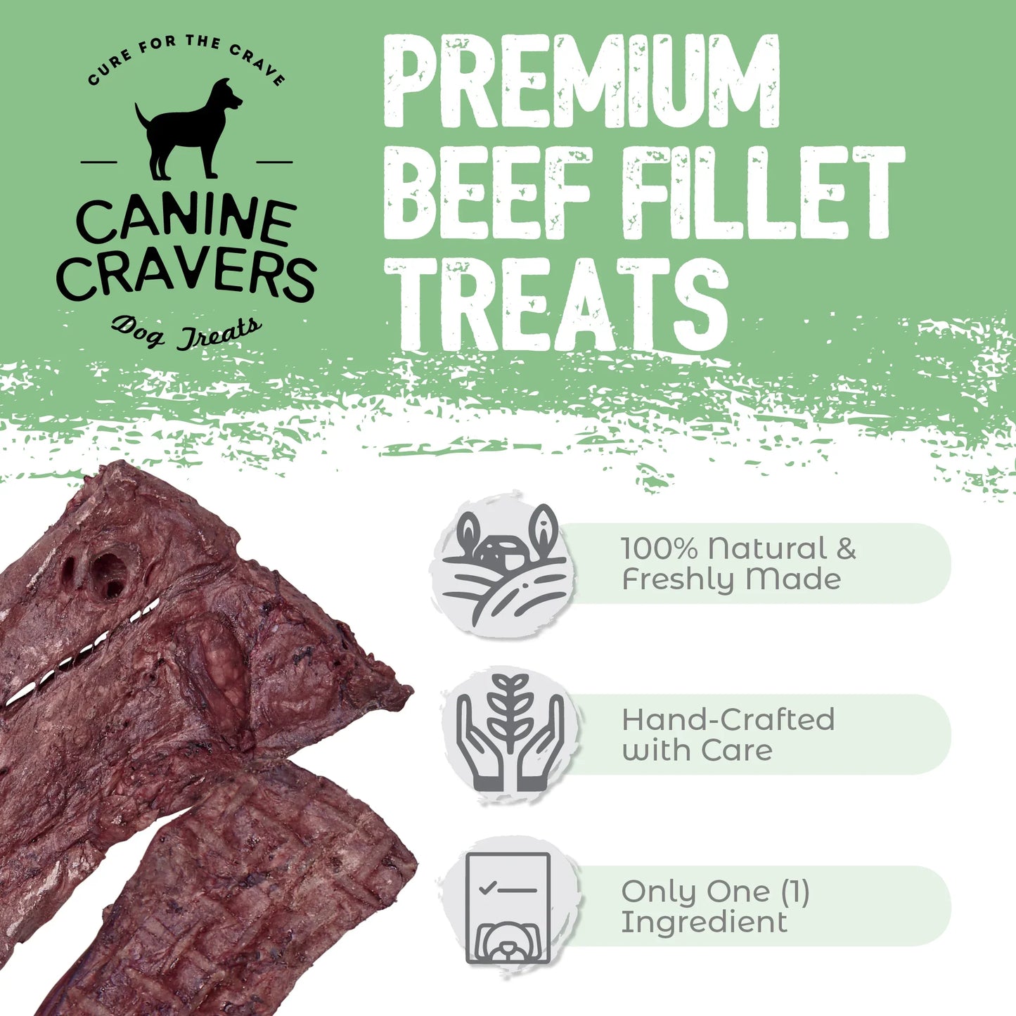 Canine Cravers™ Premium Beef Fillets