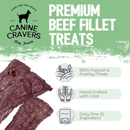 Canine Cravers™ Premium Beef Fillets