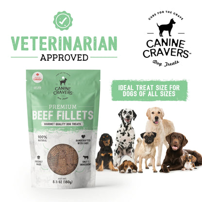 Canine Cravers™ Premium Beef Fillets