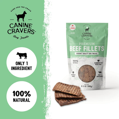 Canine Cravers™ Premium Beef Fillets