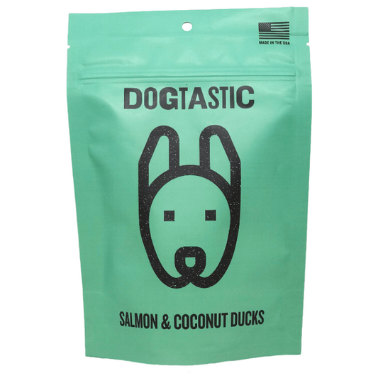 SodaPup® Dogtastic Salmon & Coconut Ducks Dog Treats