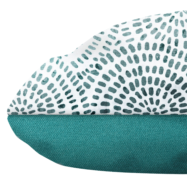 Urchin Mudcloth Sage Woven Dog Cushion