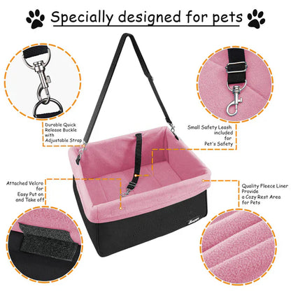 Jespet Portable Pet Booster Car Seat