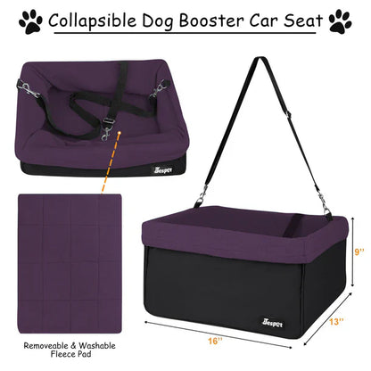 Jespet Portable Pet Booster Car Seat