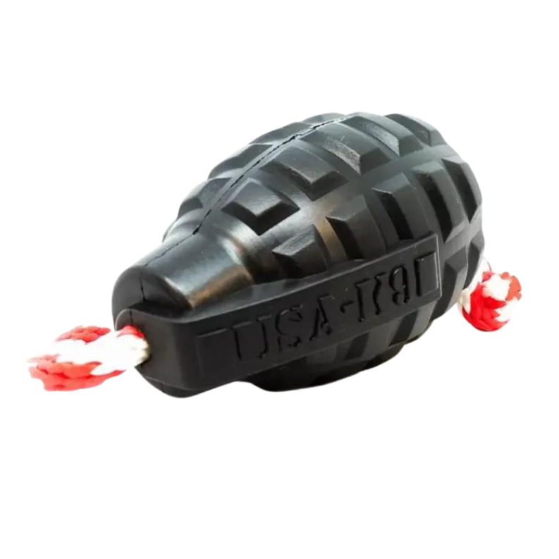 SodaPup® USA-K9 Grenade Chew & Tug Toy