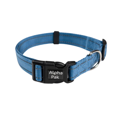 Alpha Pak® Jazz Blue Reflective Dog Collar