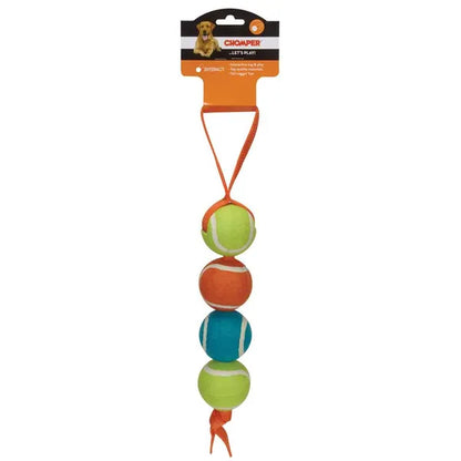 Chomper® Four-Ball Nylon Tennis Tug