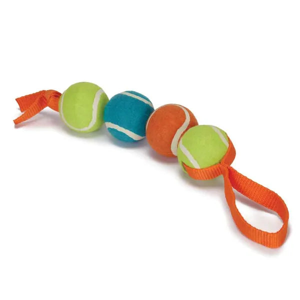 Chomper® Four-Ball Nylon Tennis Tug